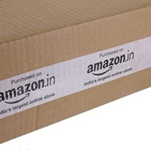 Amazon Printed Packing Material Tape (White, Pack of 3)