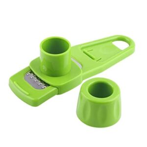 Blossom Creation Garlic Ginger Greater, Garlic Crusher, Garlic Peeler, Garlic Chopper, Ginger Garlic Crusher, Multi-Functional Cooking Tool Kitchen Accessories Multicolor(Pack...