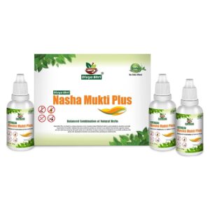 Divya Shri Nasha Mukti Plus | 100% Ayurvedic and Natural | No-Side Effects | Pack of 3 (90 ml)