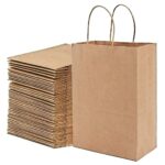 Gitanjali Paper Curves Kraft Paper Shopping Bags (Brown, 16 H x 12 W x 5 Inch G)Pack of 50