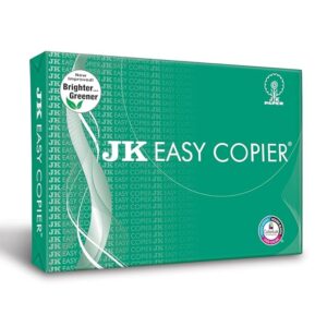 JK Easy Copier Paper | A4 Size | 70 GSM | 500 Sheets | White Paper, 1 Ream | For Laserjet & Inkjet Printer | Fast Drying | Both Side Print | Eco Friendly | ColorLok (Pack of 1)...