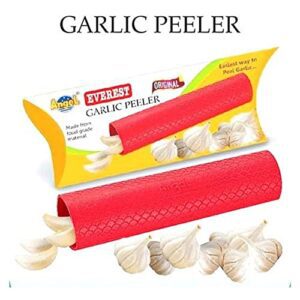 KT Collection Silicone Garlic Peeler Easy Roller Tube Useful Garlic Odorfree Kitchen Tool Accessories.