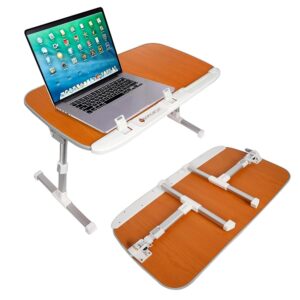 [Large Size] SortCircuit LapMaster Height Adjustable Laptop Table | Bed Tray Table | Adjustable Laptop Stand | Portable Lap Desks with Foldable Legs | Notebook Standing...