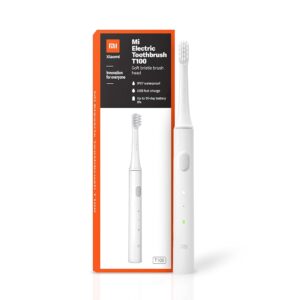 MI Rechargeable Electric Toothbrush T100 with Dual Pro Mode & USB Fast charging (white)