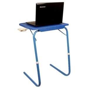 MULTI - TABLE Strong Make in India Multi Utility Laptop Table with Cup Holder - Blue