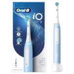 Oral B iO3 Ultimate Electric Toothbrush for Adults, 3 Smart Modes, Pressure Sensor, IPX7 Water resistant, Round Brush Head (Blue)