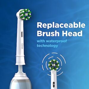 Oral B Pro 3 Rechargeable Rotating Electric Toothbrush for Adults, 3 Cleaning Modes with Pressure Sensor, 3D Brushing Action, 2 Min Timer with Quadpacer, 2 Year Warranty, IPX7...