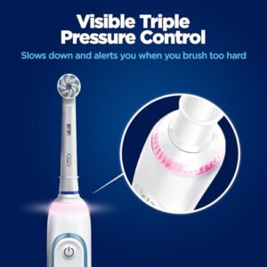 Oral B Smart 7 Rechargeable Electric Toothbrush for Adults, 5 Brushing Modes with Gum Pressure Control, Bluetooth & App Personalization, 2 Min Timer w/ Quadpacer, 2 Year...