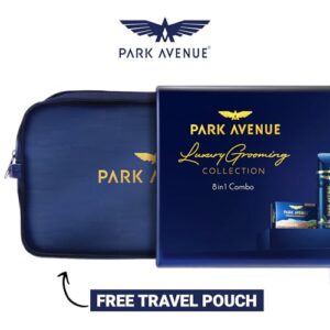 Park Avenue Luxury Grooming Collection 8 in-1 Combo Grooming Kit for Men | Gift Set for Men | Gift for Valentine's Day | Shaving Kit for Men | Shaving Foam | After Shave |...