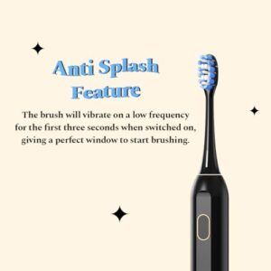 Perfora Rechargeable Smart Sonic Electric Toothbrush For Adults | With 4 Modes & 60 Day Battery Life | IPX7 Waterproof Sonic Tooth brush with 4 Brush Heads & Travel case | 2...