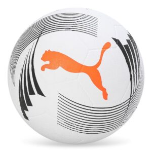 Puma Unisex-Adult Future 2 Soccer Ball,White-Ultra Orange,5(5476004)