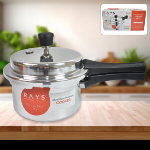 Aluminium Rays Pearl Pressure Cookers With Outer Lid (2.5 Litres / 5-Year warranty, ISI Number :- 2347, BIS Number :- CM/L -7600164310