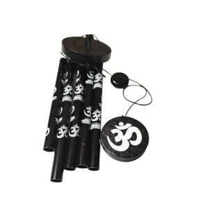 Black Om Wind Chime