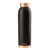 BOROSIL Colour Copper bottle 1 Litre, Black 100% Pure Copper, BPA Free & Leakproof with Anti-Oxidant Properties of Copper, for Home, School & Office
