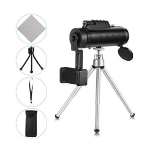 Cezo 40X60 Magnification Zoom HD,Monocular Telescope for Adults and Children,High Power Telescope Gadget,Telescope with Built-in Compass