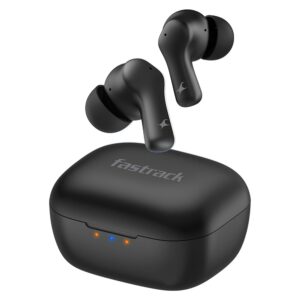 Fastrack Fpods FZ100 TWS in-Ear Earbuds with Mega 50 Hrs Playtime|Extra Deep Bass Driver|Quad Mic ENC for Clear Calls|Ultra Low 40ms Latency Gaming Mode|NitroFast Charge-200 Min...