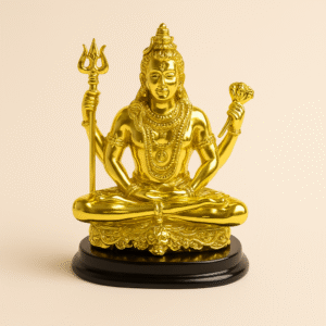 Golden Shiva Idol