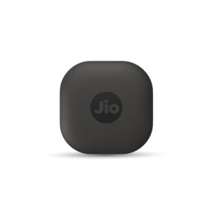 JioTag Air for iOS|Apple Find My Network Item Finder| Worldwide Tracking for Keys, Wallets, Luggage, Pets, Gadgets and More|1+1 Year Battery| No SIM Needed|120db Sound| BT 5.3