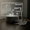 MemoGlow LED Calendar Board