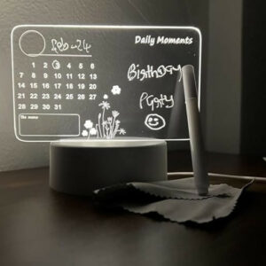 MemoGlow LED Calendar Board