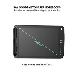Portronics Ruffpad 8.5E Re-Writable LCD Writing Pad with Screen 21.5cm (8.5-inch) for Drawing, Playing, Handwriting Gifts for Kids & Adults, India's first notepad to save and...