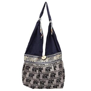 Rastogi handicraft Women's Aristocratic Blue Shoulder Bag