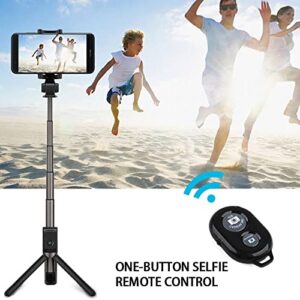 Sounce Shutter Remote Control with Bluetooth Wireless Technology - Create Amazing Photos and Videos Hands-Free - Works with Most Smartphones and Tablets (iOS and Android) (Black)