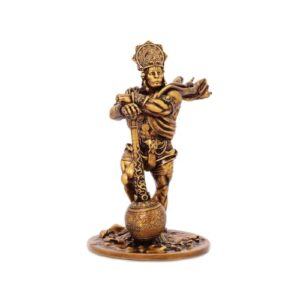TIED RIBBONS Bahubali Hanuman Ji Murti (Small, Resin, 10.6 cm x 5.3 cm) for Car Dashboard Home Decor Pooja Room Office Table Wall Bajrangbali Idol Statue Showpiece Decoration...