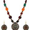 YouBella Gifts Stylish Latest Traditional Afghani Tribal Beads Multicolor Jwell Necklace Jewellery Set with Earrings for Girls and Women