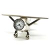 ZAHEPA Airplane Miniature Desk Clocks, Analog Table Clock, Paper Weight Stylish with Manual Time Adjustment & Easy Battery Replacement, Ideal for Student & Kids Bedroom